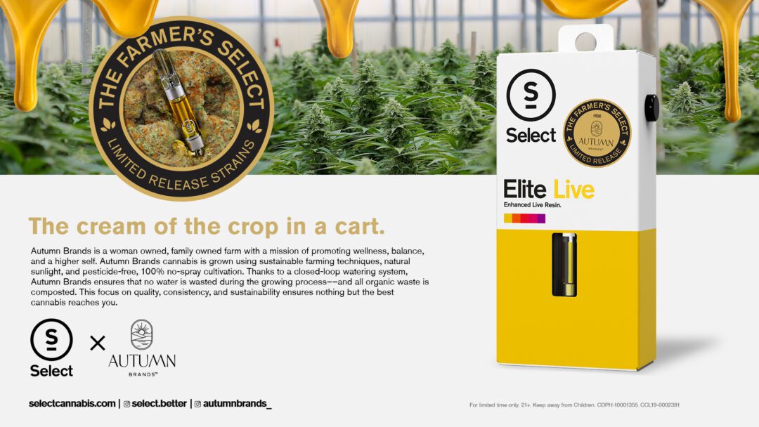 Curaleaf’s Select Brand Expands “The Farmer’s Select” Program In Partnership with Autumn Brands